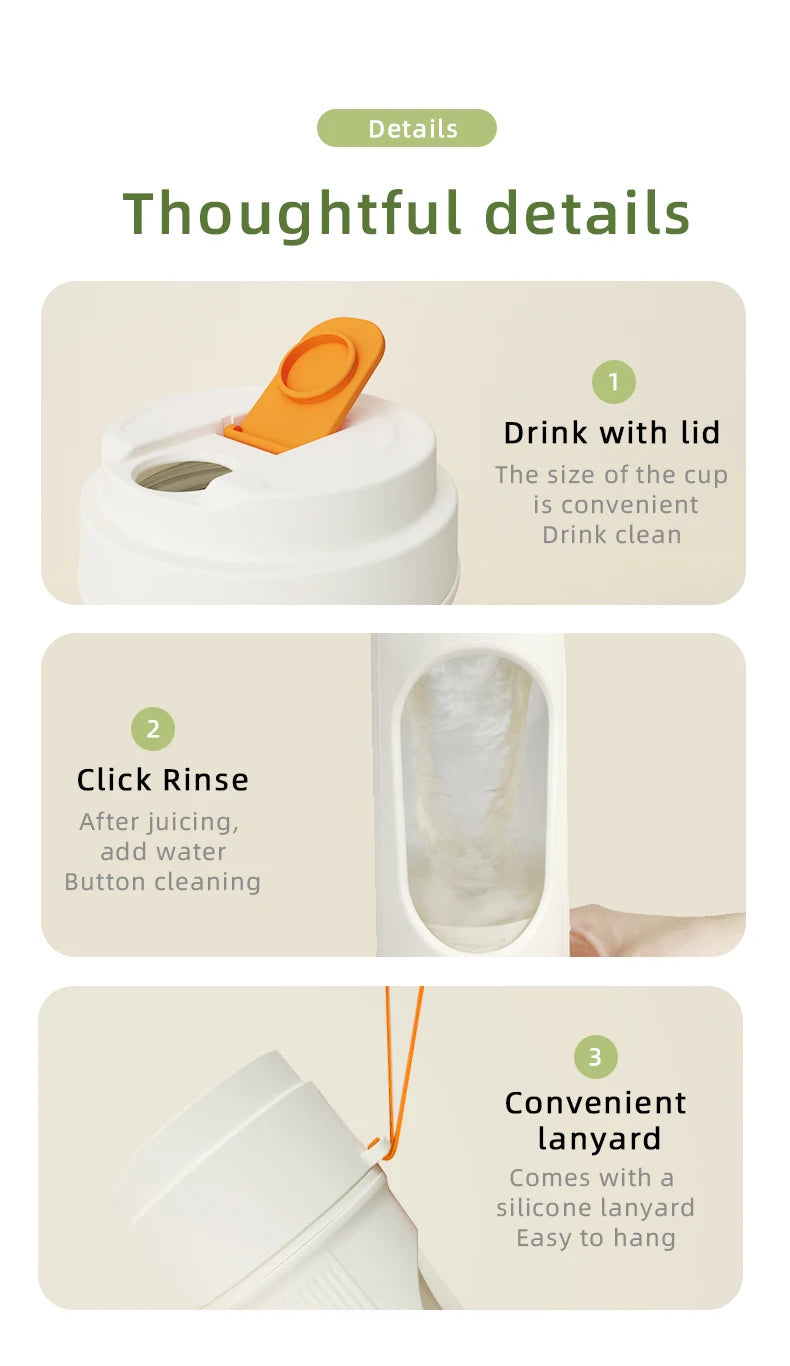 JuiceCup Pro 12-Blade Portable Blender