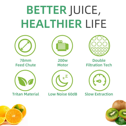 JuicePress Pro Cold Press Slow Juicer