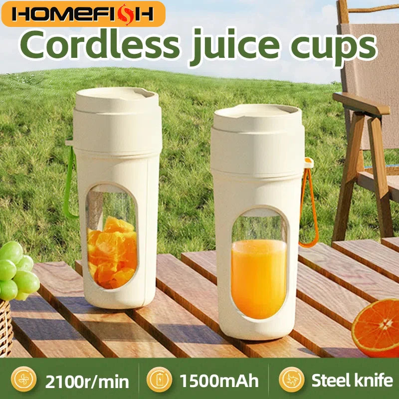 JuiceCup Pro 12-Blade Portable Blender
