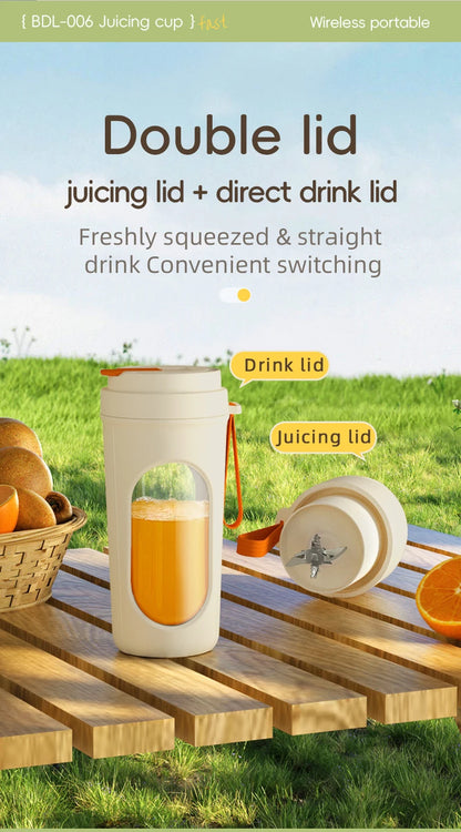 JuiceCup Pro 12-Blade Portable Blender