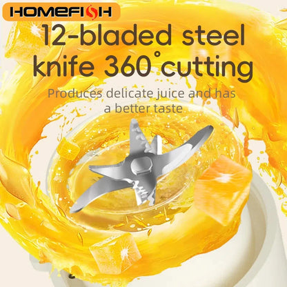 JuiceCup Pro 12-Blade Portable Blender